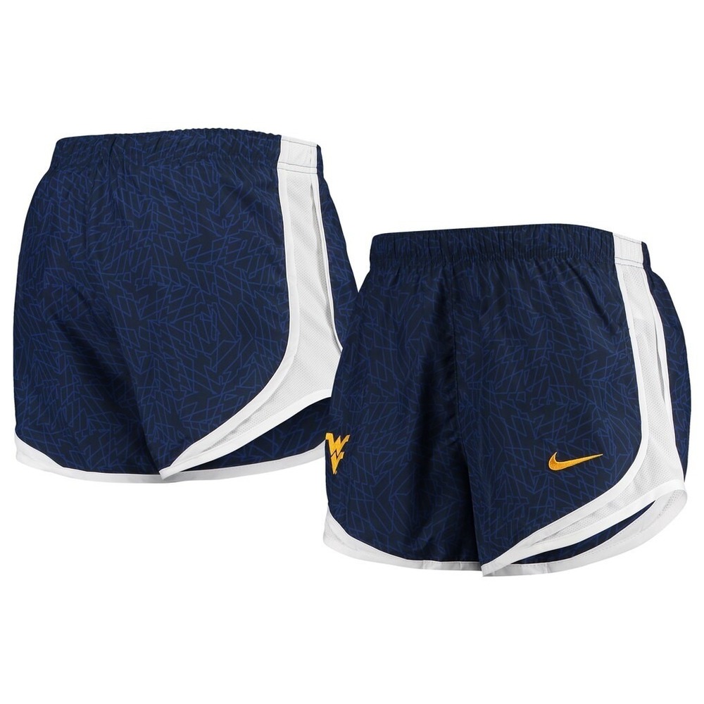 New Nike Womens West‎ Virginia Mountaineers Womens Tempo Shorts Size XS